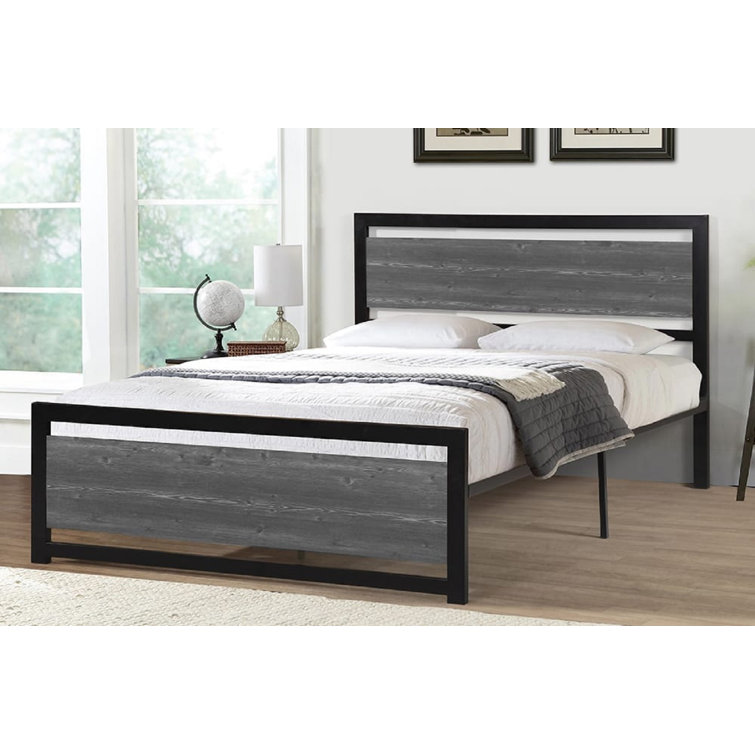 17 Stories Metal Standard Bed Wayfair